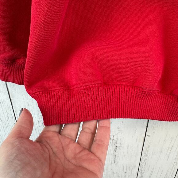 VTG Santee Red Heavyweight 1999 Rose Bowl Wisconsin Badgers Sweatshirt Large - Picture 12 of 16